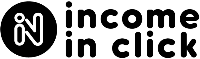 Income in Click Logo